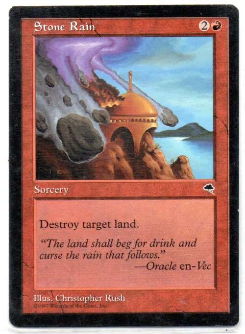 Magic The Gathering 1997 - Stone Rain - Tempest