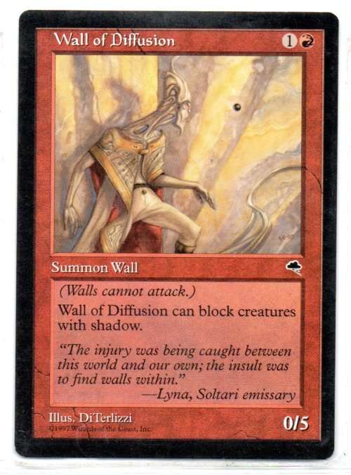 Magic The Gathering 1997 - Wall of Diffusion - Tempest