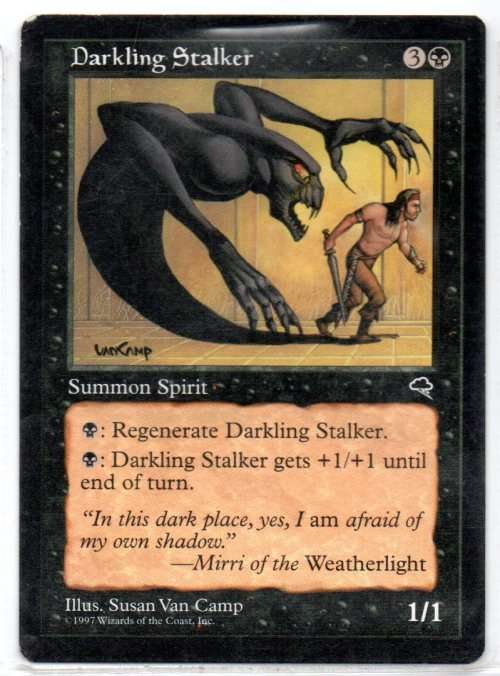 Magic The Gathering 1997 - Darkling Stalker - Tempest