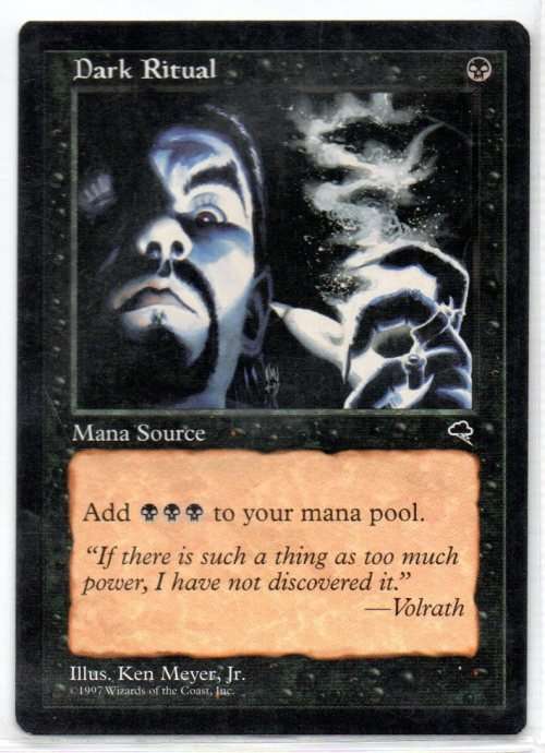 Magic The Gathering 1997 - Dark Ritual - Tempest