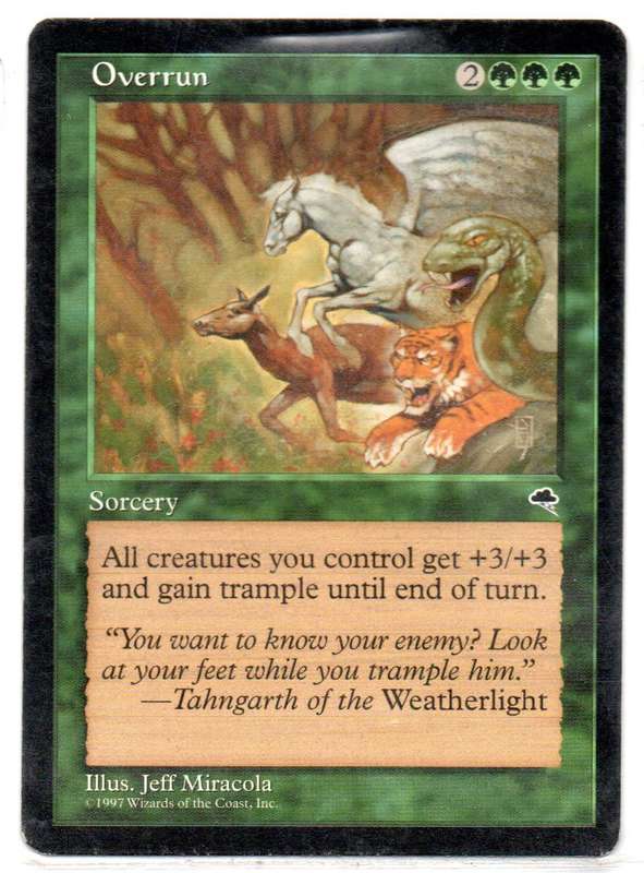 Magic The Gathering 1997 - Overrun - Tempest