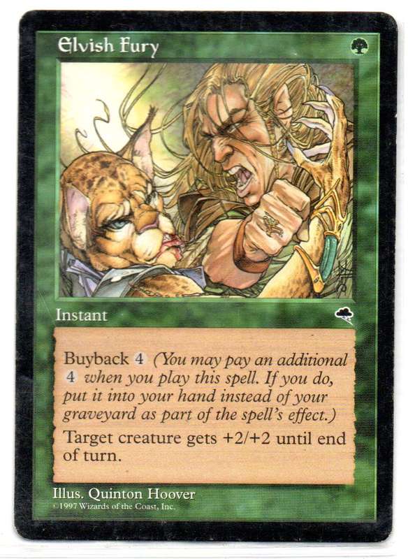 Magic The Gathering 1997 - Elvish Fury - Tempest