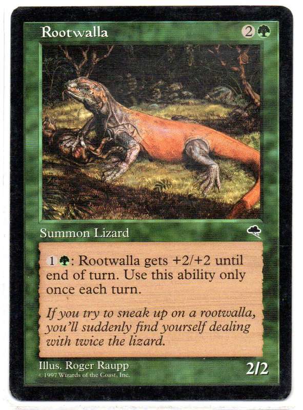 Magic The Gathering 1997 - Rootwalla - Tempest