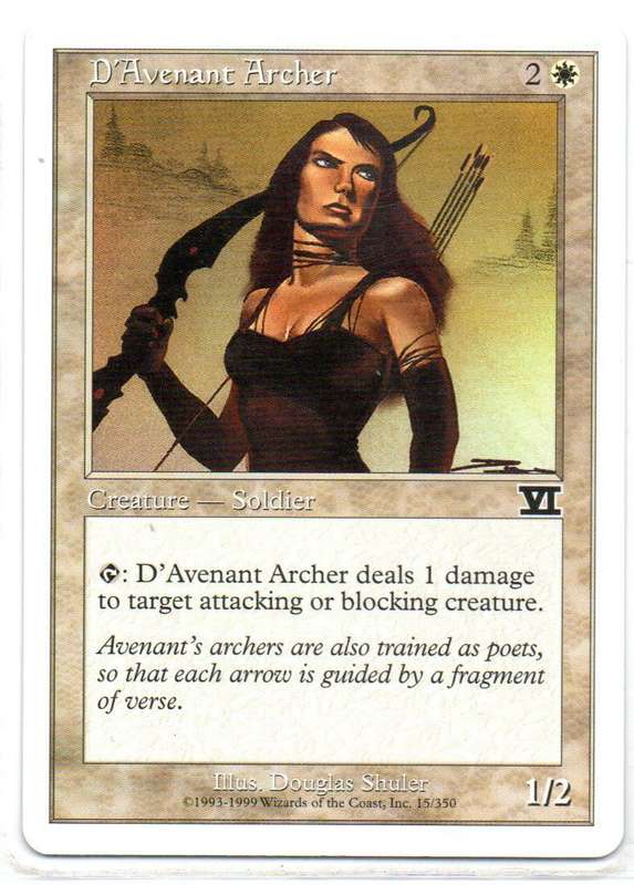 Magic The Gathering 1999 - D`Avenant Archer - Classic Sixth Edition