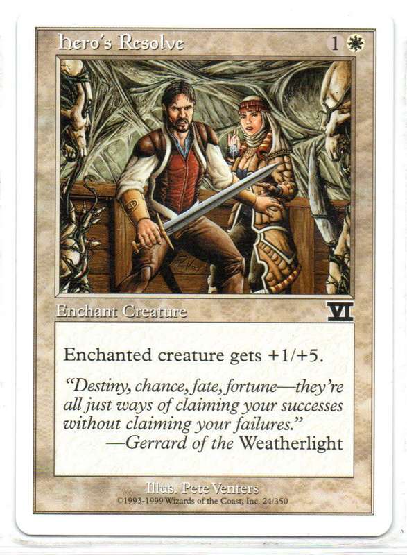 Magic The Gathering 1999 - Hero`s Resolve - Classic Sixth Edition