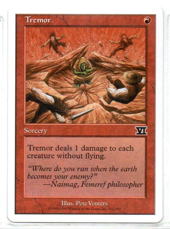 Magic The Gathering 1999 - Tremor - Classic Sixth Edition
