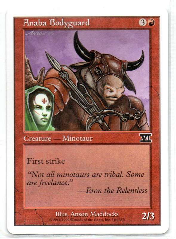 Magic The Gathering 1999 - Anaba Bodyguard - Classic Sixth Edition