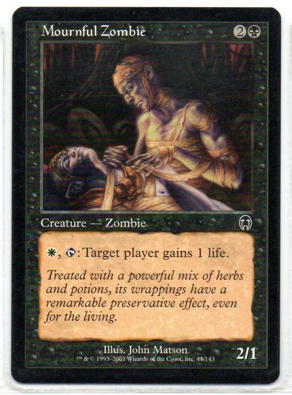 Magic The Gathering 2001 - Mournful Zombie - Apocalypse