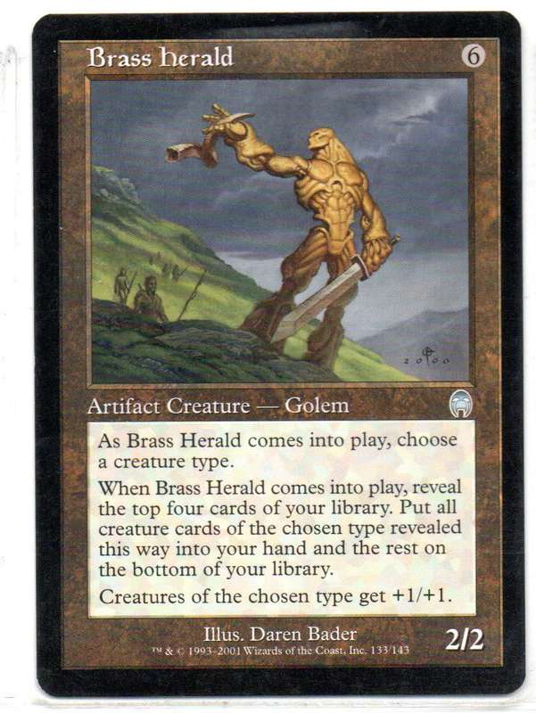 Magic The Gathering 2001 - Brass Herald - Apocalypse