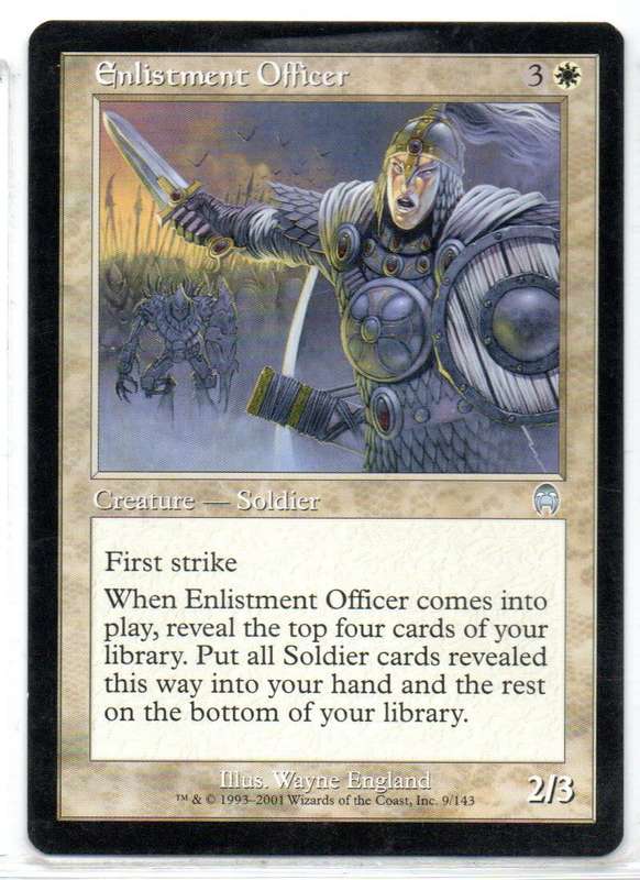 Magic The Gathering 2001 - Enlistment Officer - Apocalypse