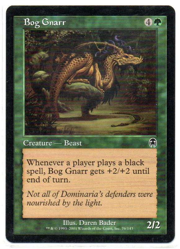 Magic The Gathering 2001 - Bog Gnarr - Apocalypse