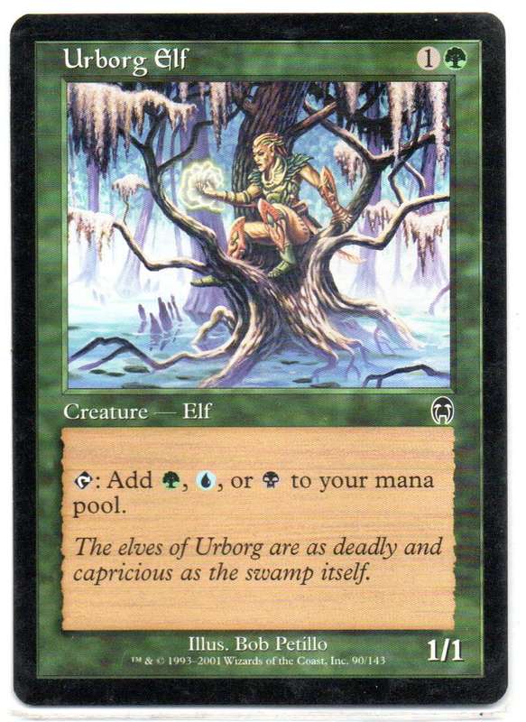 Magic The Gathering 2001 - Urborg Elf - Apocalypse