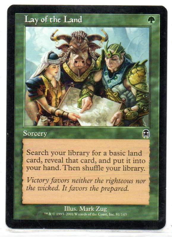 Magic The Gathering 2001 - Lay of the Land - Apocalypse