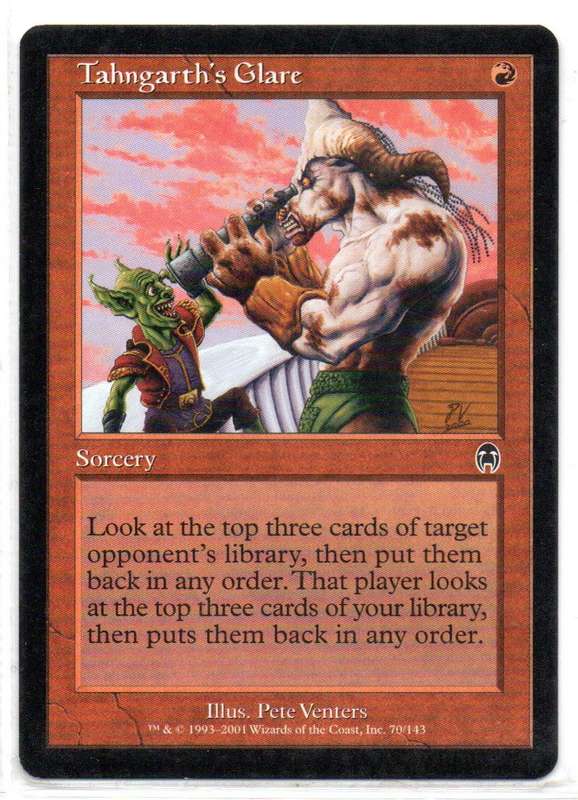 Magic The Gathering 2001 - Tahngarth`s Glare - Apocalypse