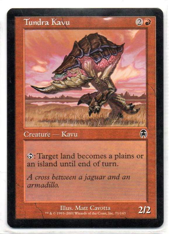 Magic The Gathering 2001 - Tundra Kavu - Apocalypse
