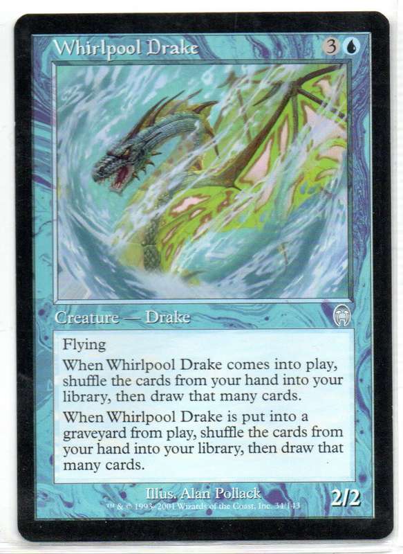 Magic The Gathering 2001 - Whirlpool Drake - Apocalypse (Uncommon)