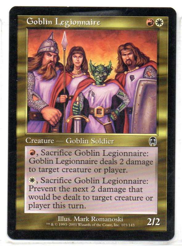 Magic The Gathering 2001 - Goblin Legionnaire - Apocalypse