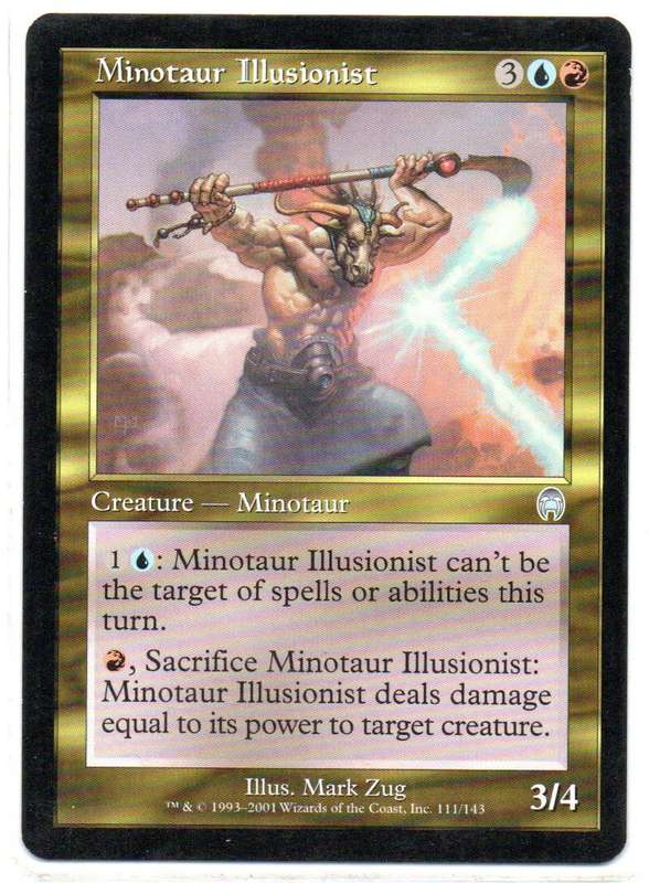 Magic The Gathering 2001 - Minotaur Illusionist - Apocalypse (Uncommon)