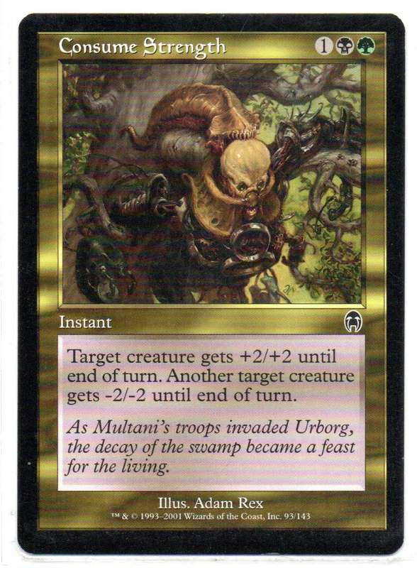 Magic The Gathering 2001 - Consume Strength - Apocalypse