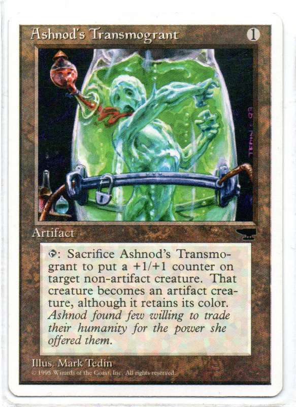Magic The Gathering 1994 - Ashnod`s Transmogrant - Antiquities