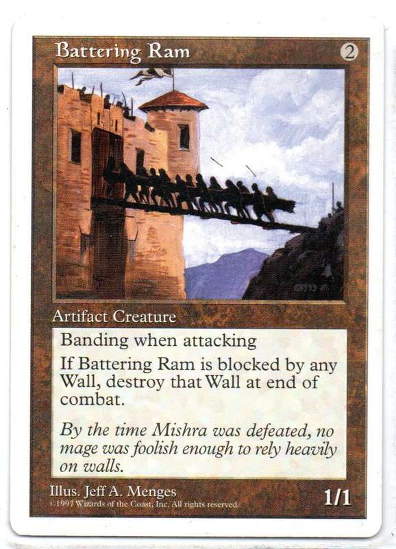 Magic The Gathering 1997 - Battering Ram - Fifth Edition