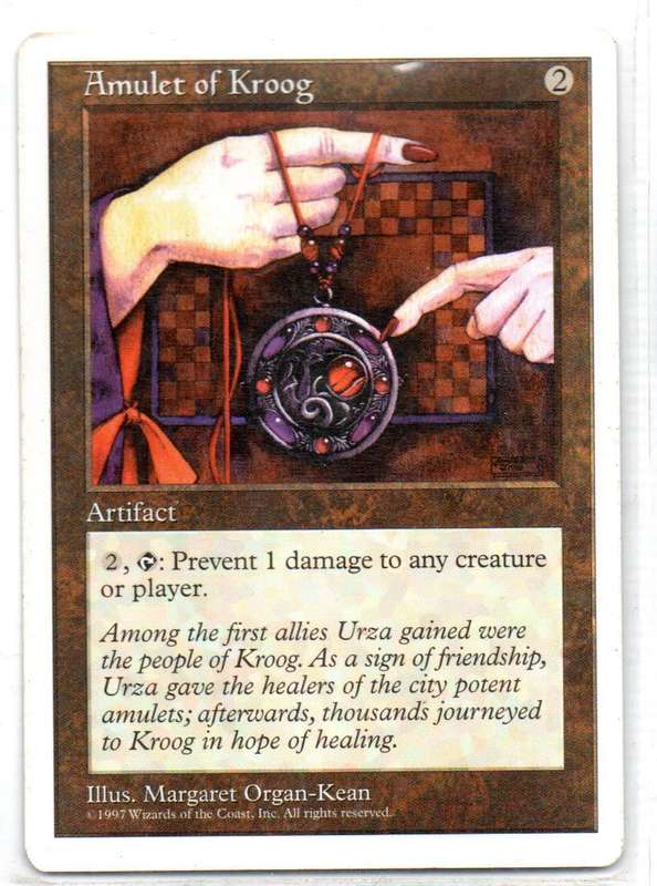 Magic The Gathering 1997 - Amulet of Kroog - Fifth Edition