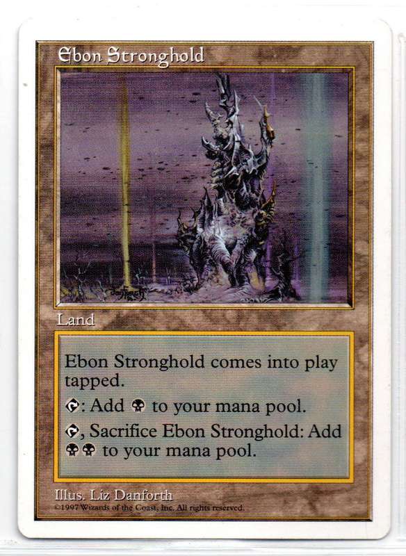 Magic The Gathering 1997 - Ebon Stronghold - Fifth Edition