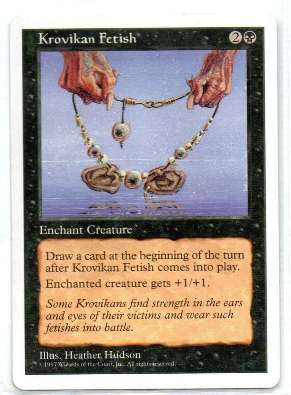 Magic The Gathering 1997 - Krovikan Fetish - Fifth Edition