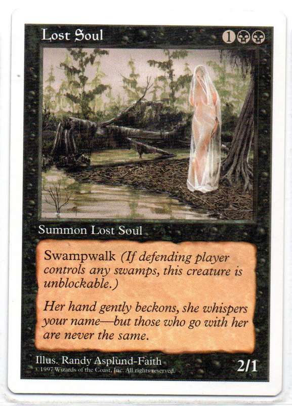 Magic The Gathering 1997 - Lost Soul - Fifth Edition
