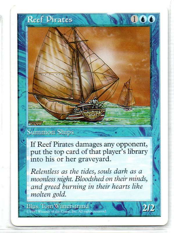 Magic The Gathering 1997 - Reef Pirates - Fifth Edition