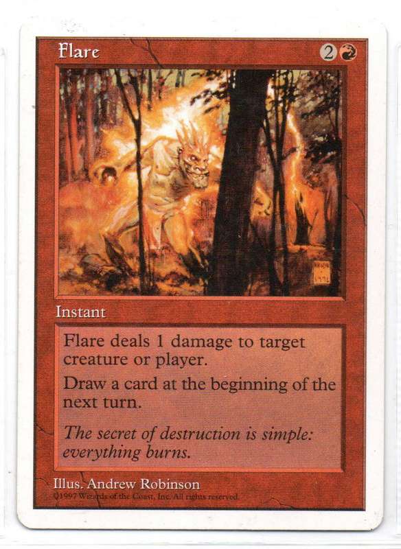 Magic The Gathering 1997 - Flare - Fifth Edition