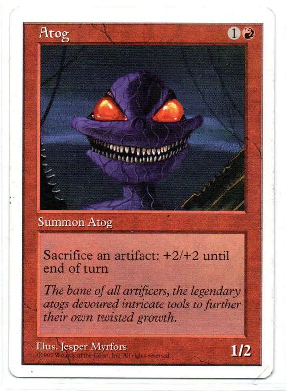 Magic The Gathering 1997 - Atog - Fifth Edition