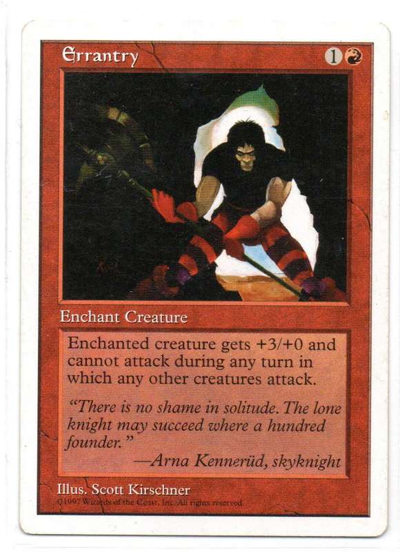Magic The Gathering 1997 - Errantry - Fifth Edition