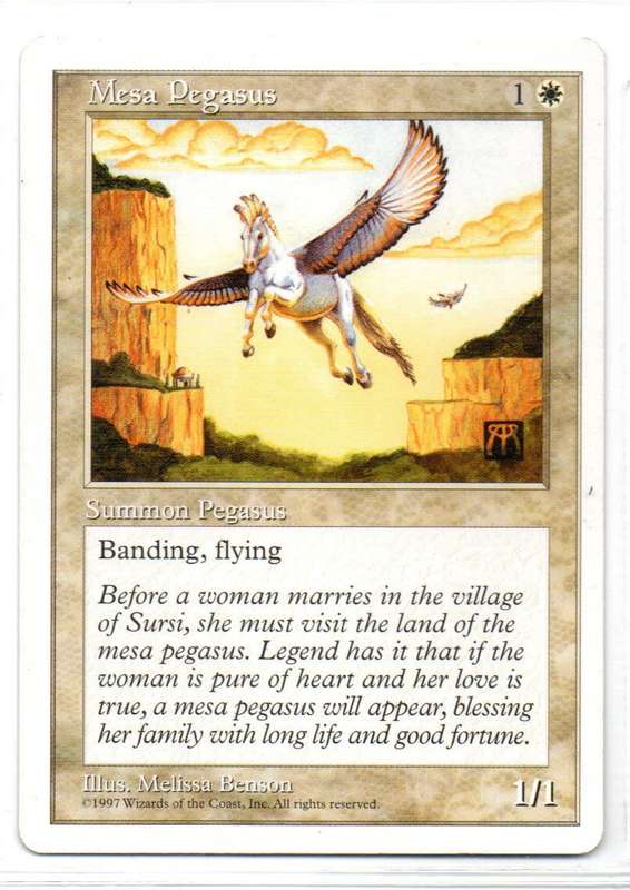 Magic The Gathering 1997 - Mesa Pegasus - Fifth Edition