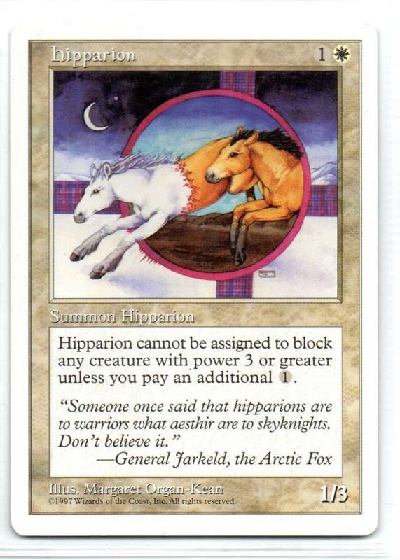 Magic The Gathering 1997 - Hipparion - Fifth Edition
