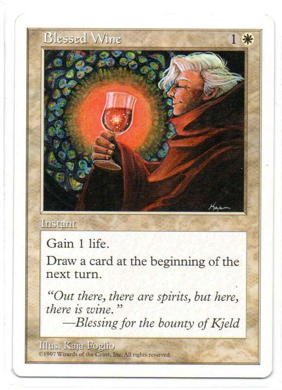 Magic The Gathering 1997 - Blessed Wine - Fifth Edition