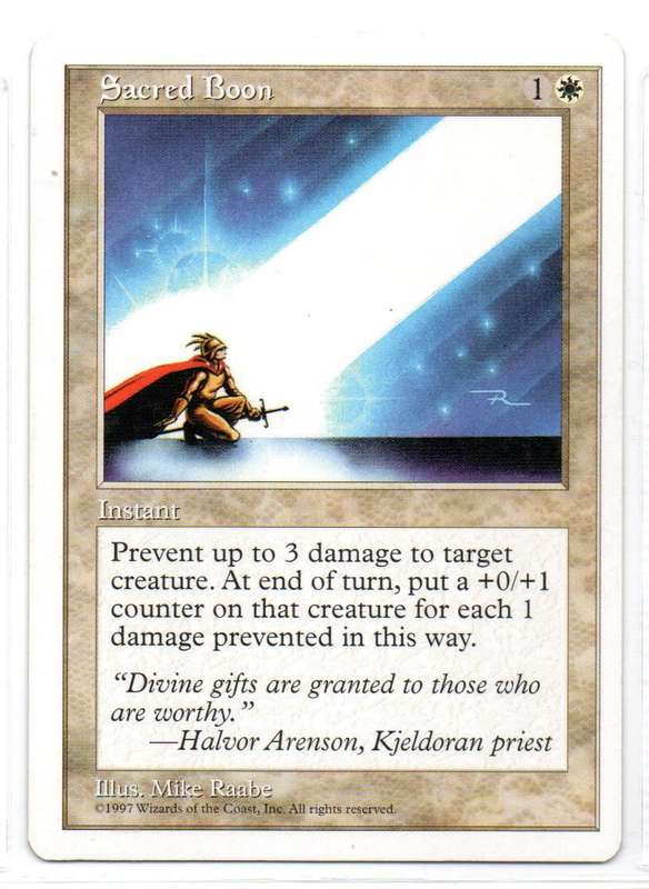 Magic The Gathering 1997 - Sacred Bloom - Fifth Edition