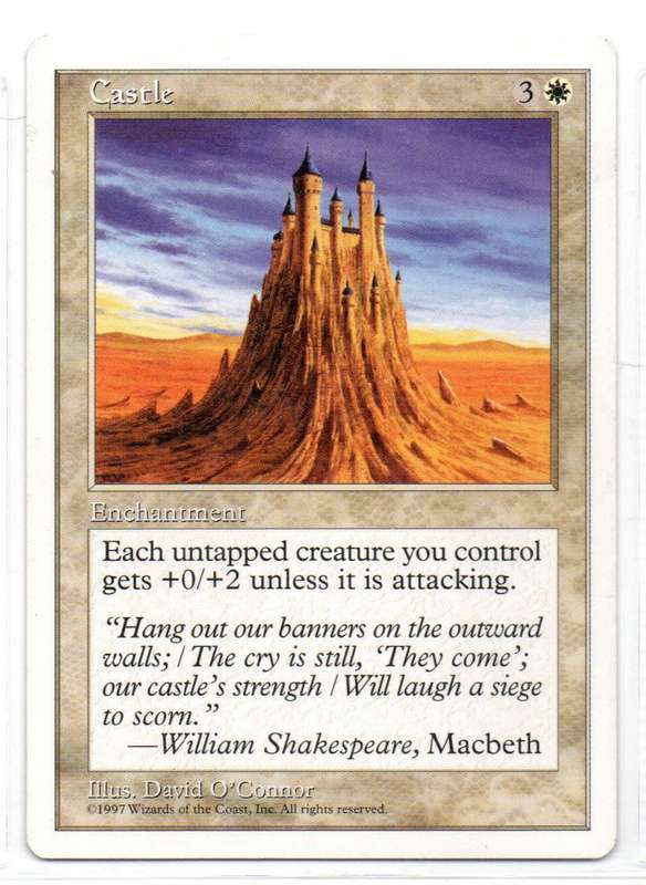 Magic The Gathering 1997 - Castle - Fifth Edition