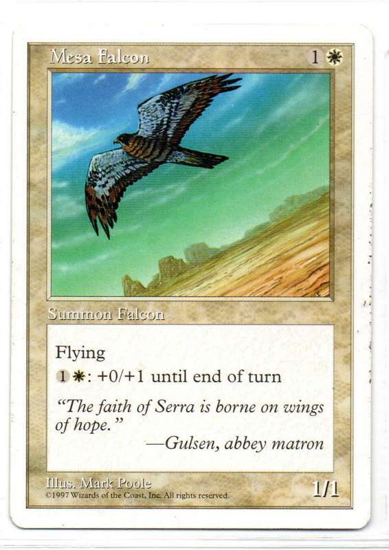 Magic The Gathering 1997 - Mesa Falcon - Fifth Edition