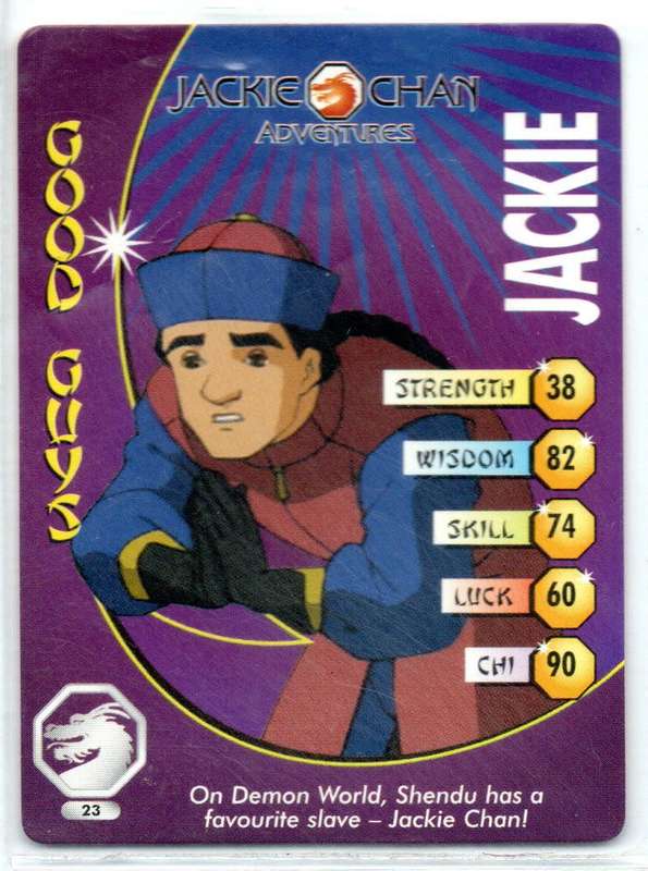 Jackie Chan Adventures - Jackie Card 23 Jackie