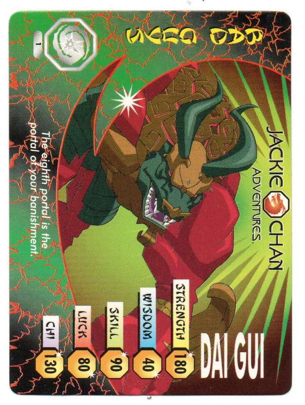 Jackie Chan Adventures - Demon Vortex Card 1