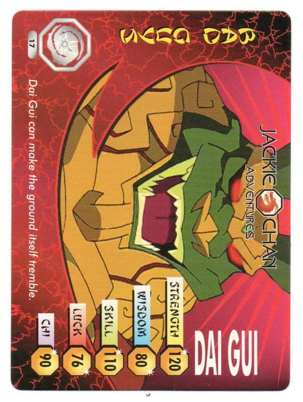 Jackie Chan Adventures - Demon Vortex Card 17