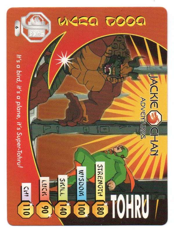 Jackie Chan Adventures - The J-Team Card Tohru 6