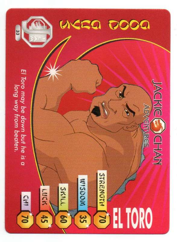 Jackie Chan Adventures - The J-Team Card El Toro 33