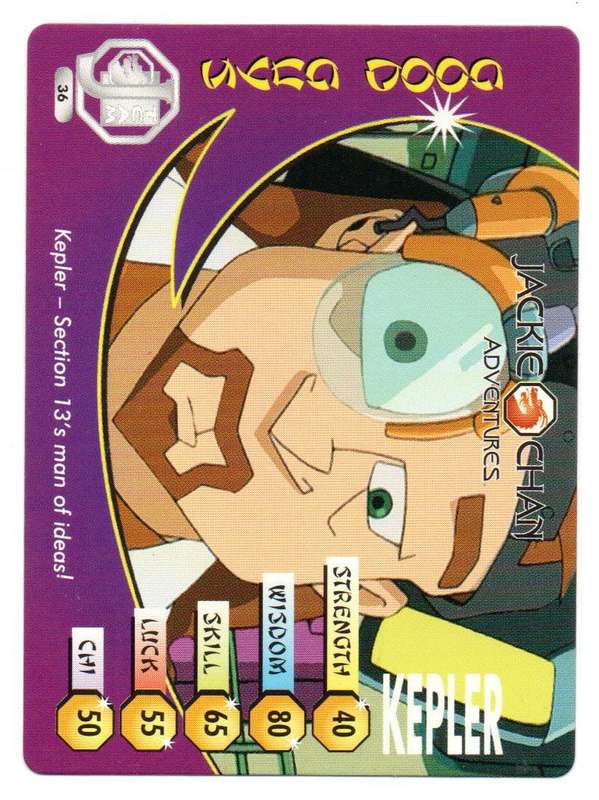 Jackie Chan Adventures - The J-Team Card Kepler 36