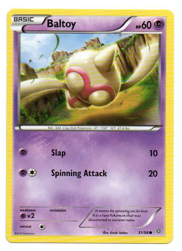 Pokemon TCG: XY-Ancient Origins - Basic Baltoy 31/98
