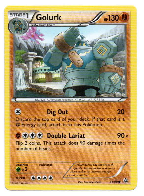 Pokemon TCG: XY-Ancient Origins - Stage 1 Golurk 41/98