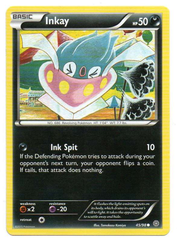 Pokemon TCG: XY-Ancient Origins - Basic Inkay 45/98