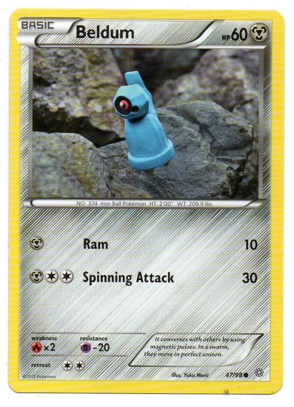 Pokemon TCG: XY-Ancient Origins - Basic Beldum 47/98