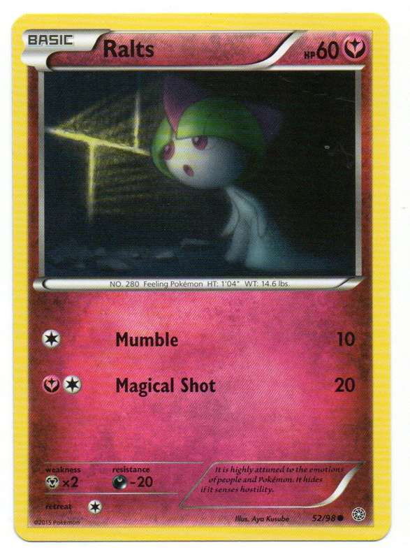 Pokemon TCG: XY-Ancient Origins - Basic Ralts 52/98